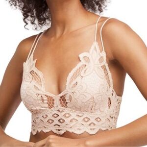 Free People Pink Adella Bralette